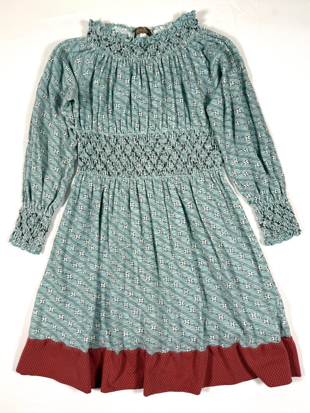 MATILDA JANE Girls 2011 Floral Smocked Prairie Dress 6 Cottagecore Grandmacore